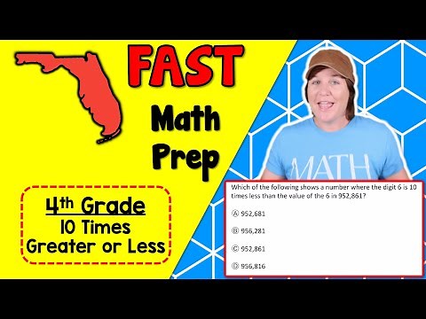 4th GRADE | Florida FAST Math Test Prep FREEBIE | MA.4.NSO.1.1
