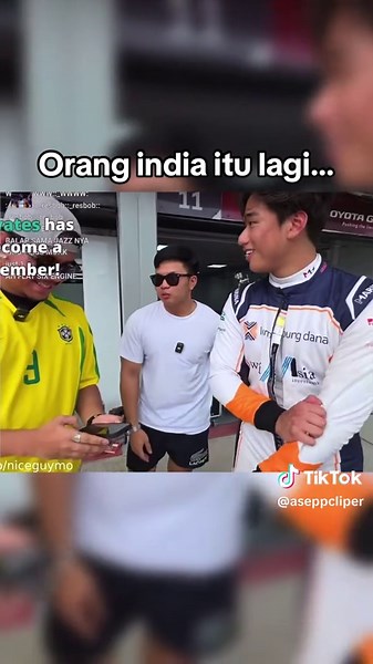 Oom nya erio lagi #niceguymo #bigmo #irl #mandalika