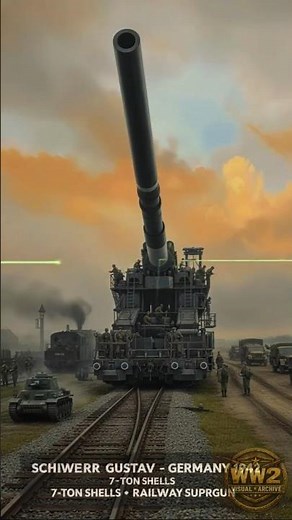 Schwerer Gustav Dora Germany’s 80cm Railway Gun That Fired 7‑Ton Shells
