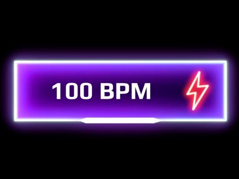 100 BPM Metronome Track (Audio Only Hi-Hat Shuffle) | SnareKnightX