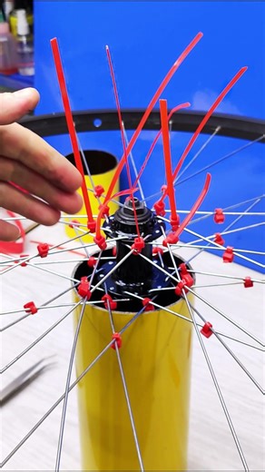 Your bicycle wheels are now super strong! Advanced technologies.