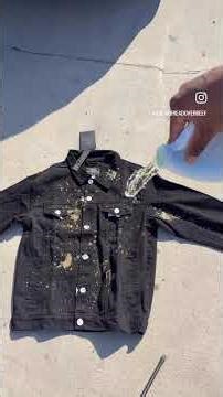 Customizing a denim jacket