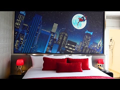 Spider-Man Suite Tour #8200 at Disney's Hotel New York - The Art of Marvel, Disneyland Paris