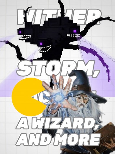 Exploring Witherstorm in Stickman War and Minecraft