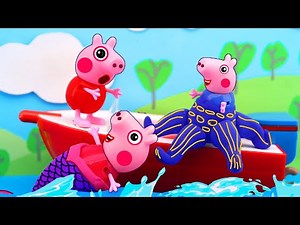 Mermaid on the shore, Peppa Pig Animation 2020, 4K