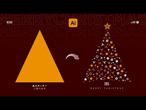 Christmas Design using Fillinger Script in Illustrator | Illustrator Scripts | Christmas Design
