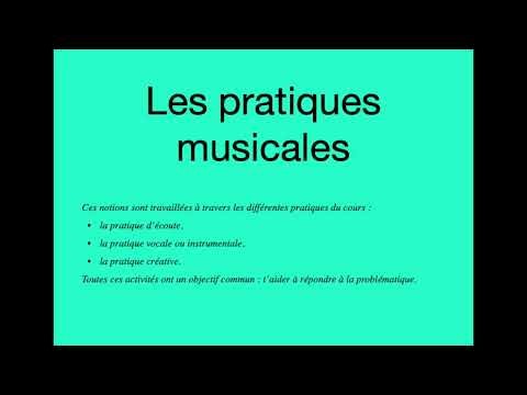 La problématique en éducation musicale