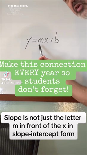 What is slope really? How do you and x relate? What do input and output have to do with it? Where is my water bottle? Please see superteachergames.com for some cool activities!! #algebra #mathtutor #patternseeker | Superteacherguy
