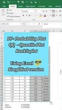 Normal Probability Plot in Excel 📊 | Check Normality in 3 Minutes! #shortsviral