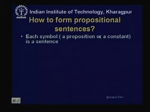 Lecture - 11 Knowledge Representation and Logic