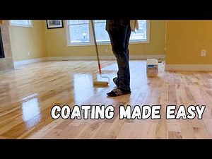 How to apply polyurethane (finish) to a hardwood floor