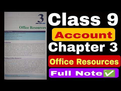Class-9 Account Chapter-3 All Exercise 2080✅ || Office Resources || Complete Notebook 2080.. ❤️‍🔥
