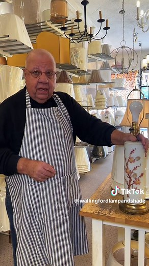 Ever wondered how to pick the perfect lampshade size? Let John from Wallingford Lamp & Shade guide you! ✨ #homedecor #vintage #homedesign #interiordesign #home #vintagestyle #vintagedecor #wallingford #wallingfordct #wallingfordlampandshade #antique #connecticut #ctvisit #explore #explorepage✨ #howto #homehacks #fyp