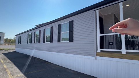 SO MANY USES for this single wide mobile home model! Cool prefab house tour! | Chance's Home World