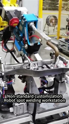 Non-Standard Customized Robot Spot Welding Workstation for Precision Manufacturing