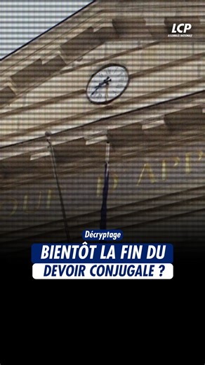 LCP-Assemblee nationale on Instagram: "Savez-vous que le refus d'un rapport s*xuel, avec son conjoint ou sa conjointe, peut encore être un motif de divorce en France ? Les députés @mc_garin (Écologiste) et @pol.christophe (Horizons) ont déposé un texte pour mettre définitivement fin au devoir conjugal, une notion d'un autre temps. Leur proposition est examinée cette semaine à l'Assemblée. #devoirconjugal #couple #divorce #politique #assembléenationale"
