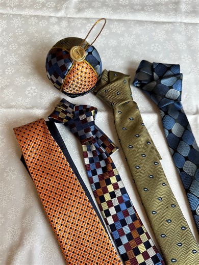 Custom Memory Fabric Ornament | 1, 2 or 4 Fabrics per Ornament | Shirts, Ties, Baby Blanket Fabrics Wedding Dresses | - Etsy