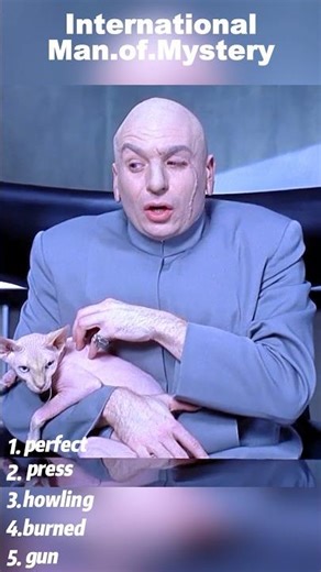 Austin Powers: International Man of Mystery (1997) — Don’t Touch the Cat 🐱🔥