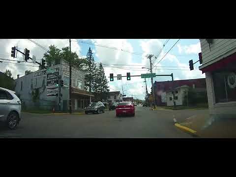 Driving through Bradford, Pennsylvania