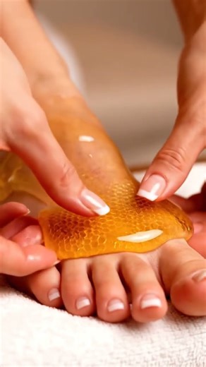 ASMR Foot 41: Honeycomb Ultra Peel 🐝👣