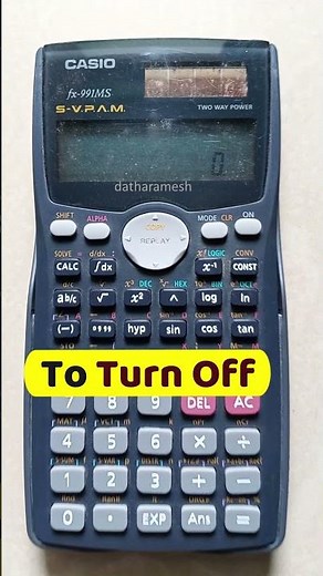 How to Turn Off Scientific Calculator