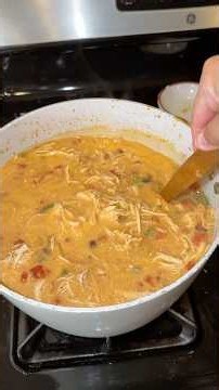 Creamy chicken tortilla soup #easymeals #meals #food #cooking #dinner