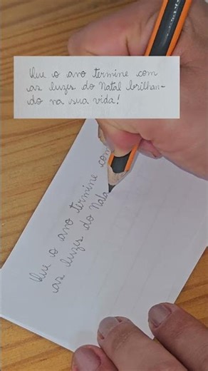 Handwritten Christmas card text ♡