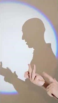 How to make a hand shadow rabbit #handshadow