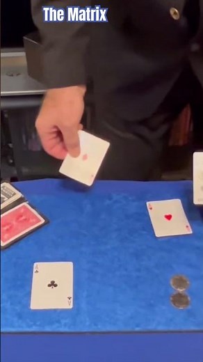 The Matrix! See full video below 👇 #magic #magician #cardtrick
