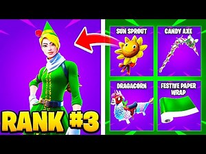 15 Fortnite CHRISTMAS Skin Combos YOU MUST TRY!