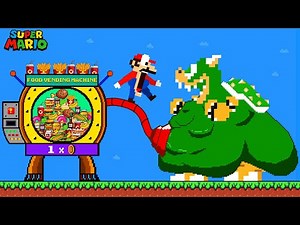 Mario vs the Giant Super FAT Bowser Maze | Can Mario save Bowser? | Game Animation