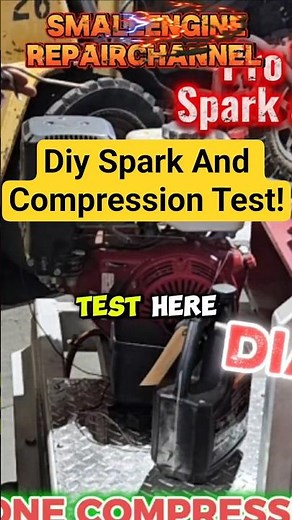 🔧 Pro Tip: Small Engine Compression + Spark Test in ONE Step ⚡🔥