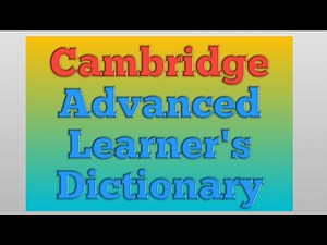 How To Install Cambridge Advanced Learner's Dictionary