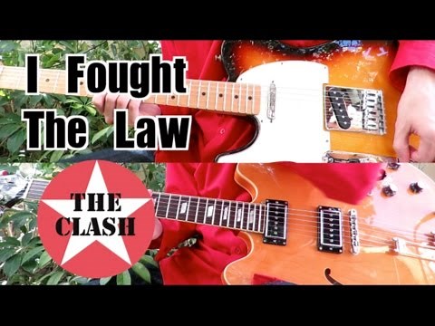 I Fought The Law - The Clash ( Guitar Tab Tutorial & Cover )