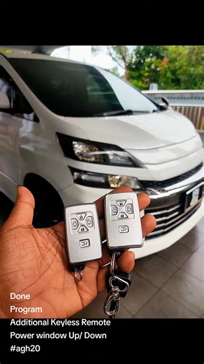 Toyota Vellfire Keyless Remote Programming Guide