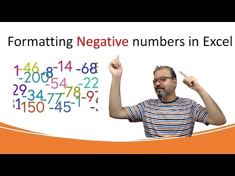 Accounting number format -Displaying Negative Numbers