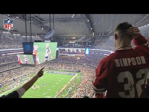 Cowboys INSANE Final Drive Crowd Live Reactions FROM THE STADIUM | 2022 NFC Wild Card Playoffs