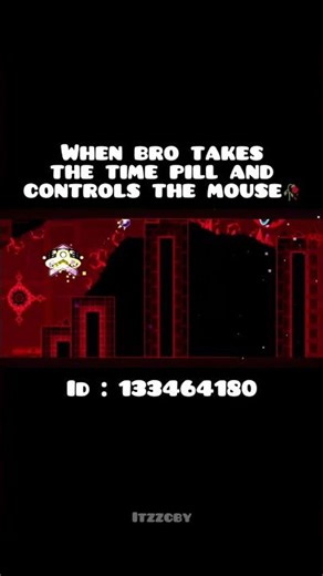 When bro takes a pill and controls the mouse #geometrydash #shorts