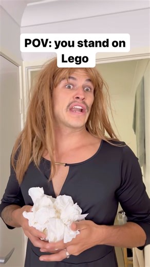 Almost as bad as a razor scooter to the ankle #lego #stepping #pain #aussie #funny #skit | ReeseBros