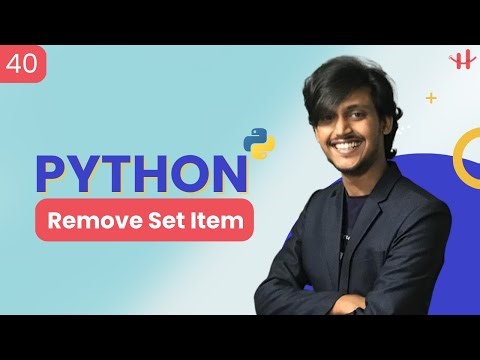#40 Python Remove Set Item Bangla Tutorial 2023 @StudyMart