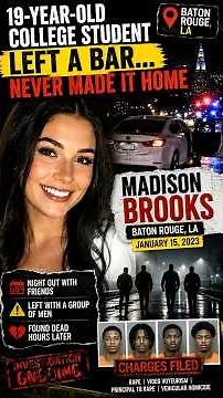 Madison Brooks Case Explained: The Night That Changed Everything | Charges Filed 😨