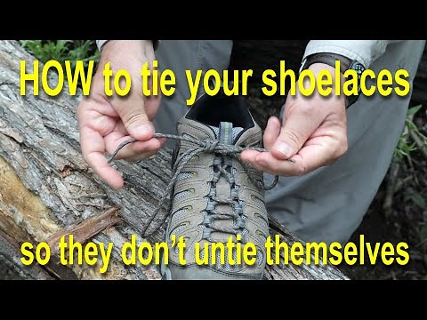 HOW to tie your shoelaces so they don't untie themselves — 2 ways