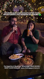 ✨ Celebrate Life’s Precious Moments at The Happy Screens ✨ Turn every occasion into an unforgettable experience in our Private Mini Theater & Celebration Café! 🌟 Whether it's a Birthday, Anniversary, or a special celebration like Bride-to-Be or Mom-to-Be, we’ve got the perfect setting to make your day truly memorable. 🎉 Book your spot today and create lasting memories with us! 🎉 📲 WhatsApp us at: 99451 02299 / 9035722499 🌐 Visit: www.thehappyscreens.in to reserve your slot now! | The Happy 