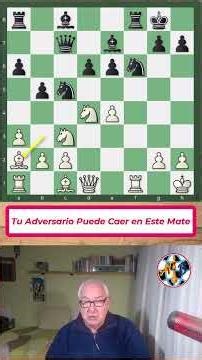 Sacrificio de Dama Con Mate de Torre y Caballo Bello 💯❌🐴