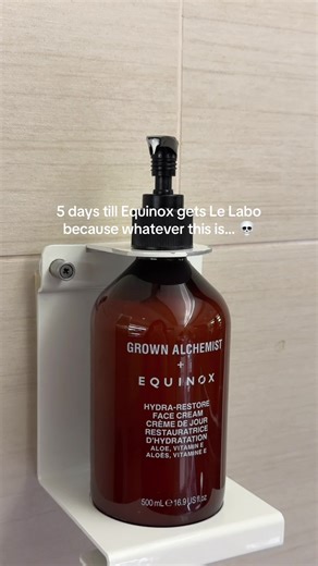 @Equinox is switching to Le Labo in 5 days 🔔 and I just need everyone to know I have been counting down because the current scent situation has been testing me 💀 #equinox #equinoxgym #lelabo #nycgym #gymgirlies