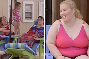 Mama June shows off curves in swimsuit during visit with Honey Boo Boo & Pumpkin