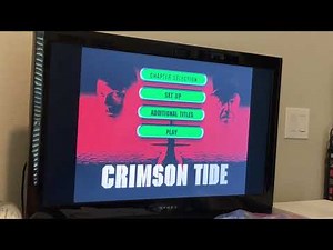 Opening and Menu to Crimson Tide 1998 DVD
