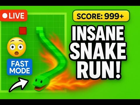 Beating Google Snake Game | Road to 400 Subs! 🔴🐍🔥