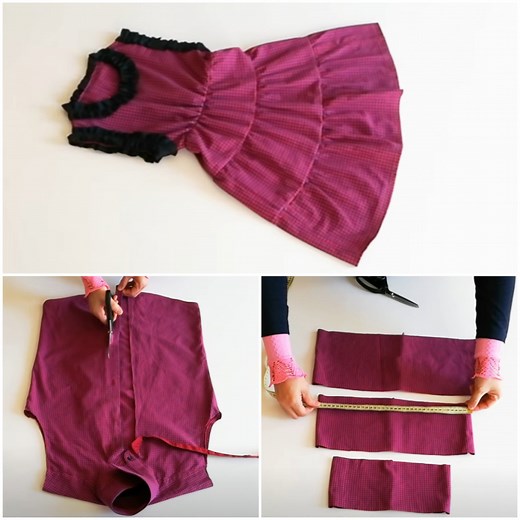 3M views · 46K reactions | How to transform old men shirts into little girl dresses!! | MetDaan DIY | Facebook