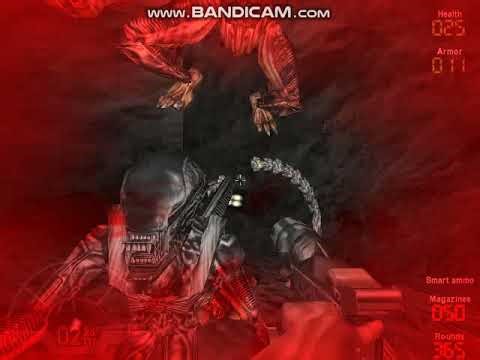 Aliens Versus Predator AVP Classic 2000 Skirmish Coop with bots - 3 minutes of freaky battle!